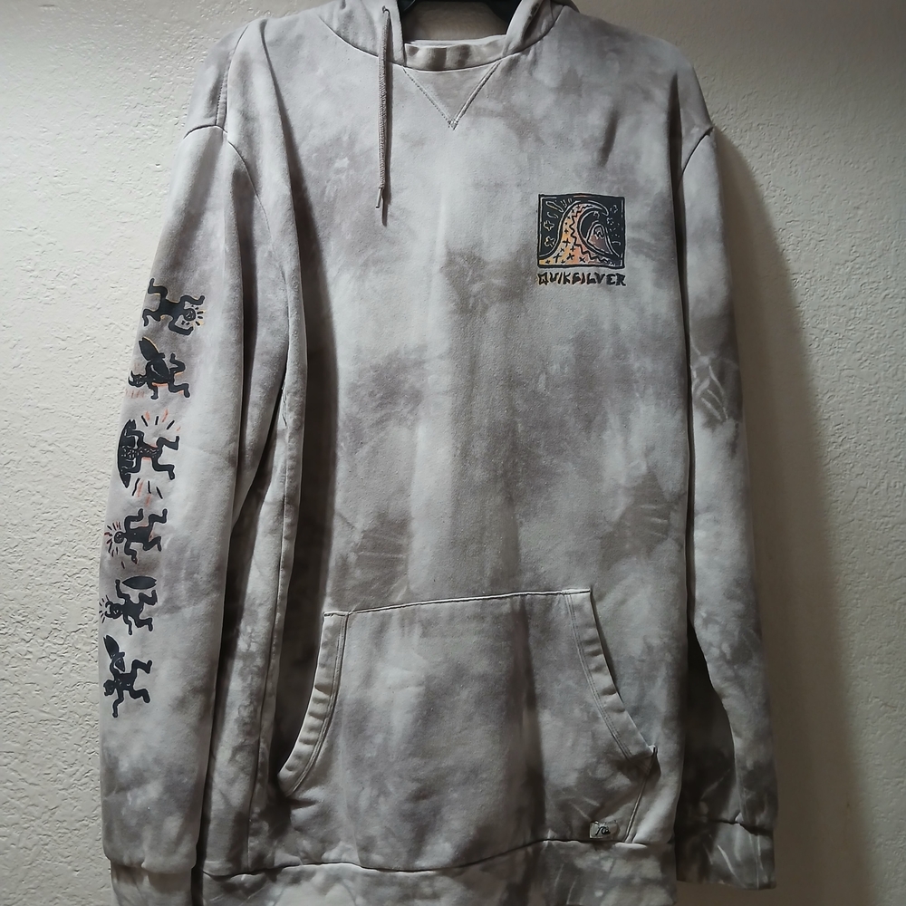 Gray Graphic Hoodie